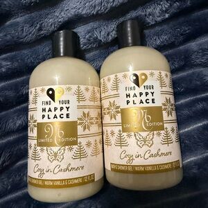 Find Your Happy Place Cozy in Cashmere Bath & Shower Gel Duo - Warm Vanilla